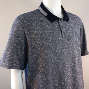 Ted Baker London Mens Polo Shirt Sz 6 US Sz XXL Gray Cotton Short Sleeve Golf